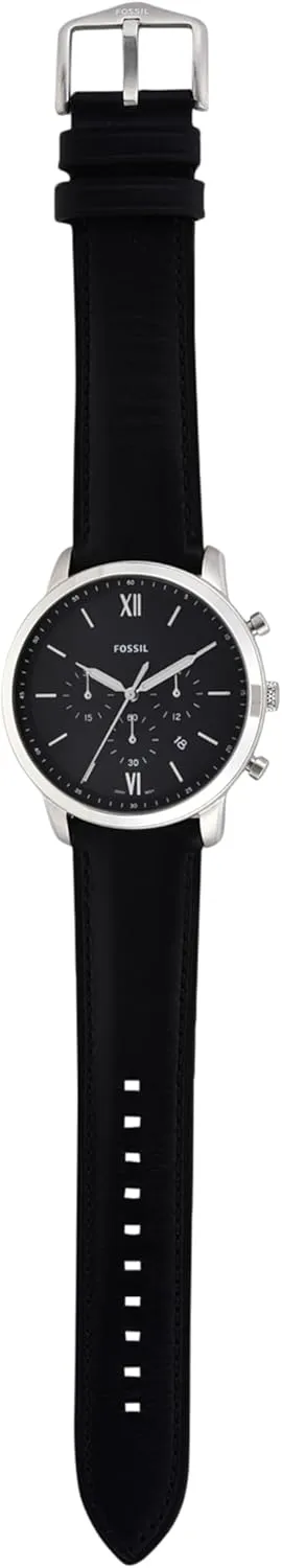 Fossil Men's Neutra Quartz Stainless Steel and Leather Chronograph Watch