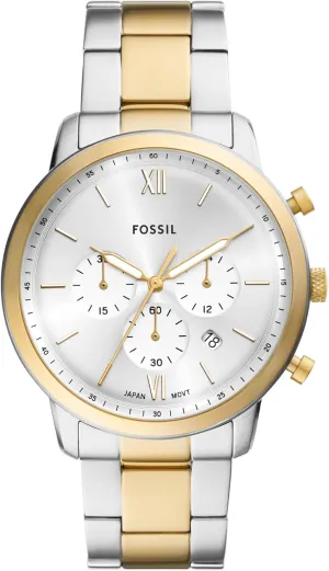 Fossil Men's Neutra Quartz Stainless Steel and Leather Chronograph Watch