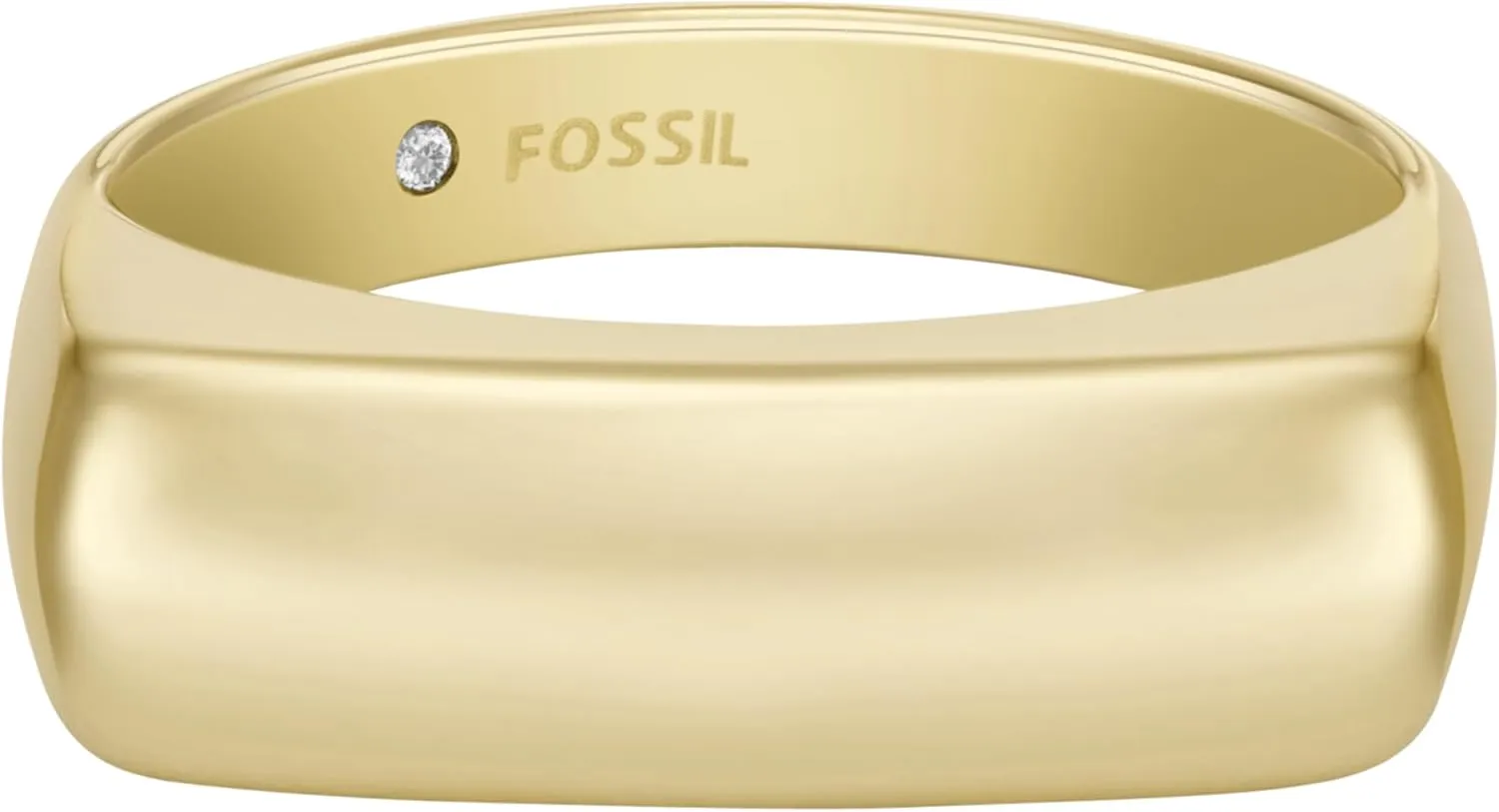 Fossil Women's Plated Stainless Steel Ring