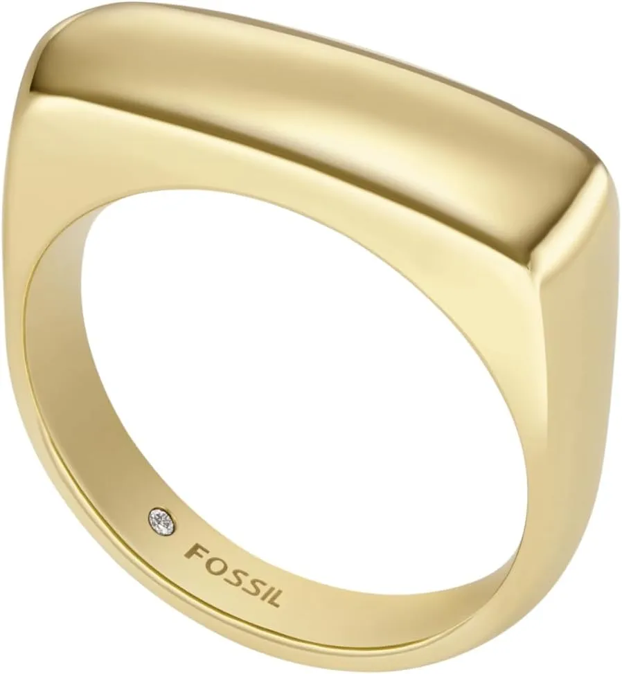 Fossil Women's Plated Stainless Steel Ring