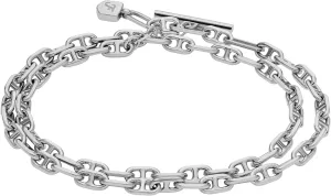 Fossil Women's Sterling Silver or Silver-Tone Stainless Steel Chain Bracelet for Women
