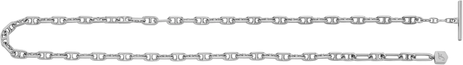 Fossil Women's Sterling Silver or Silver-Tone Stainless Steel Chain Bracelet for Women