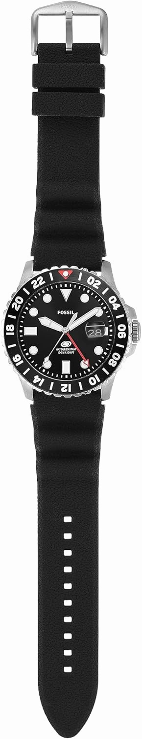 Fossil Men's Blue Quartz Stainless Steel Three-Hand Watch