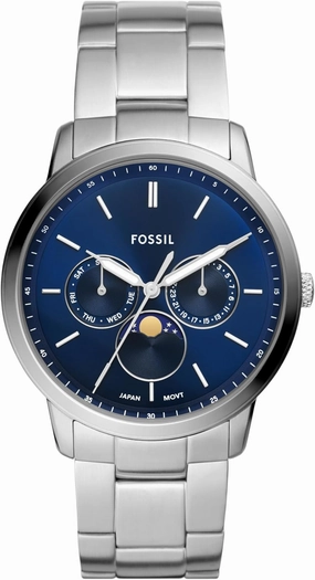 Fossil Men's Neutra Quartz Stainless Steel and Leather Chronograph Watch