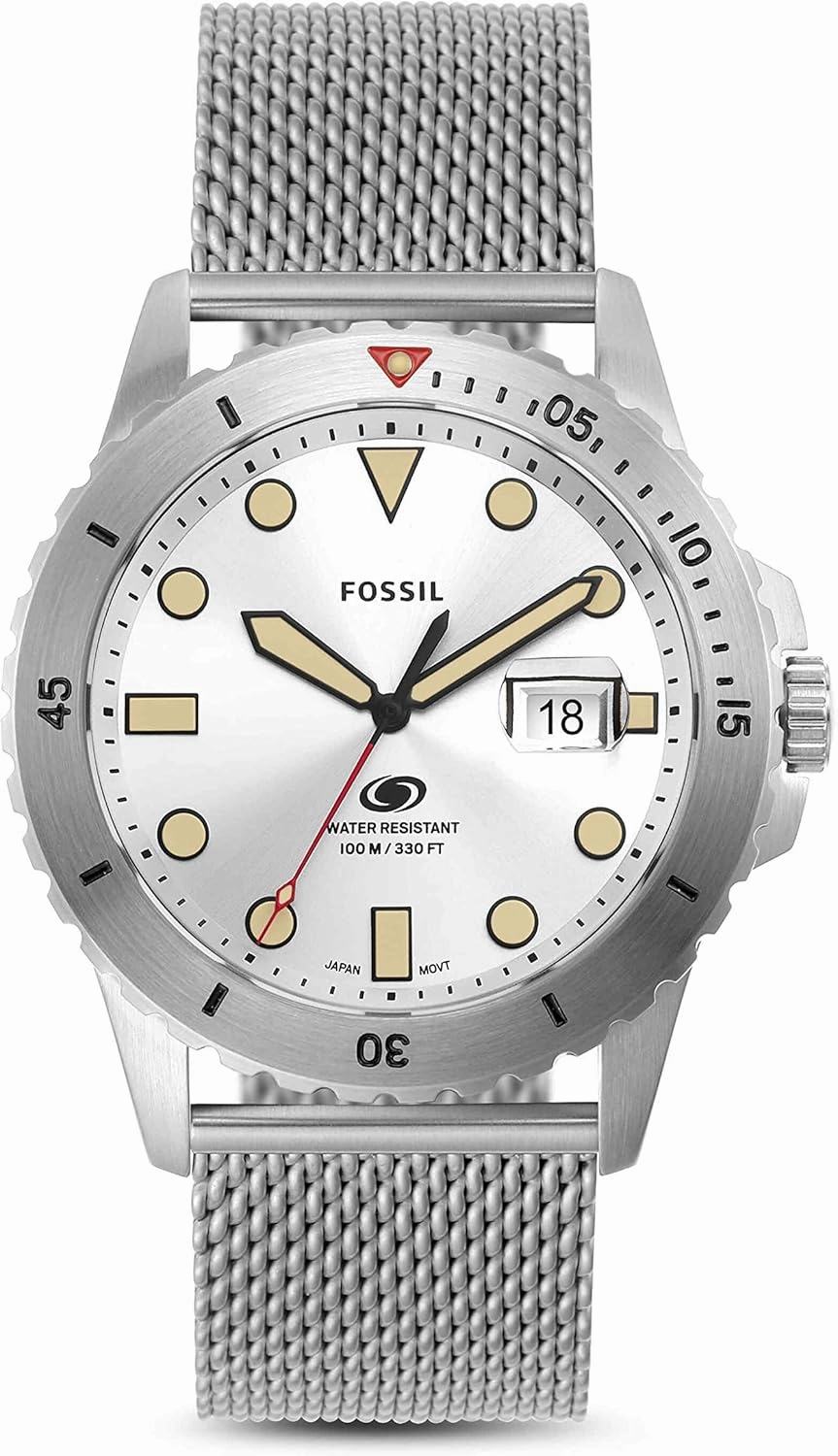 Fossil Men's Sports Watch with Stainless Steel, Silicone, or Leather Band