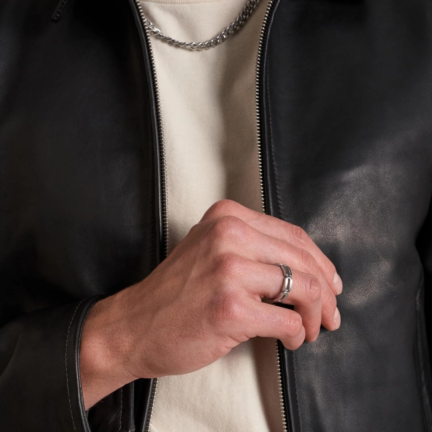 Fossil Men's Stainless Steel Ring