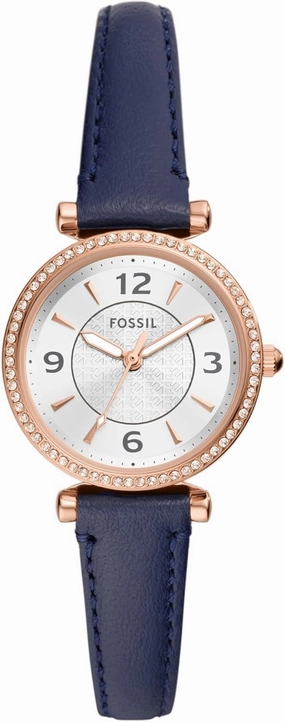 Fossil Women's Carlie Quartz Stainless Steel Three-Hand Watch