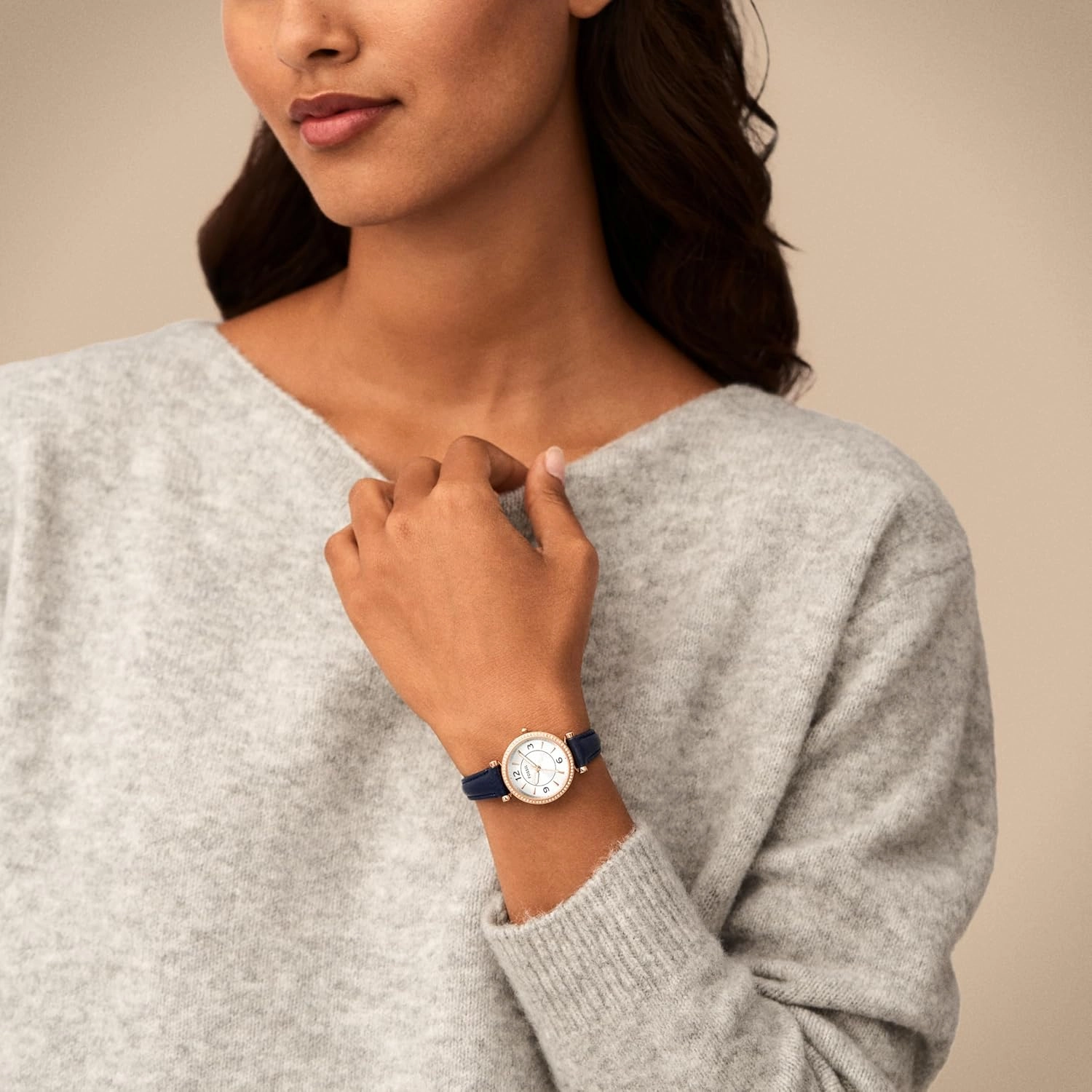 Fossil Women's Carlie Quartz Stainless Steel Three-Hand Watch
