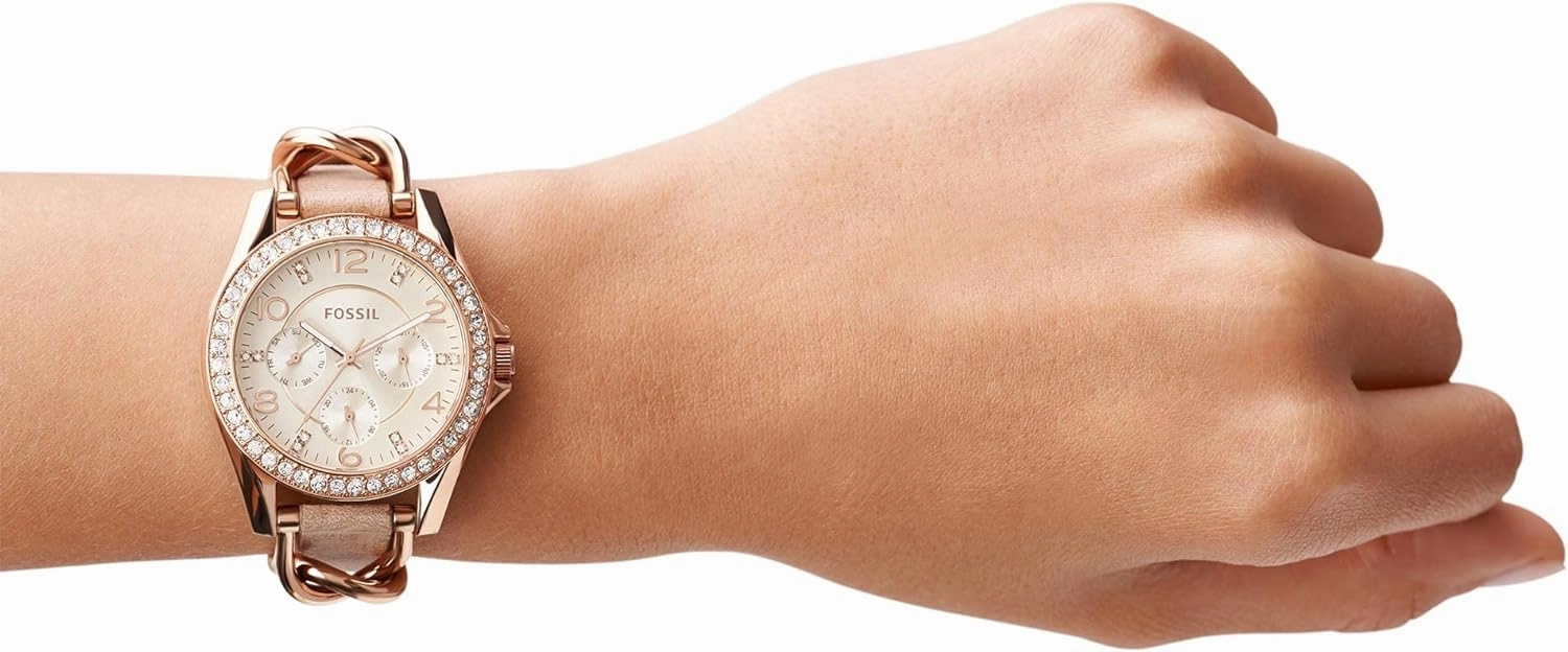 Fossil Women's Riley Quartz Stainless Steel Multifunction Watch