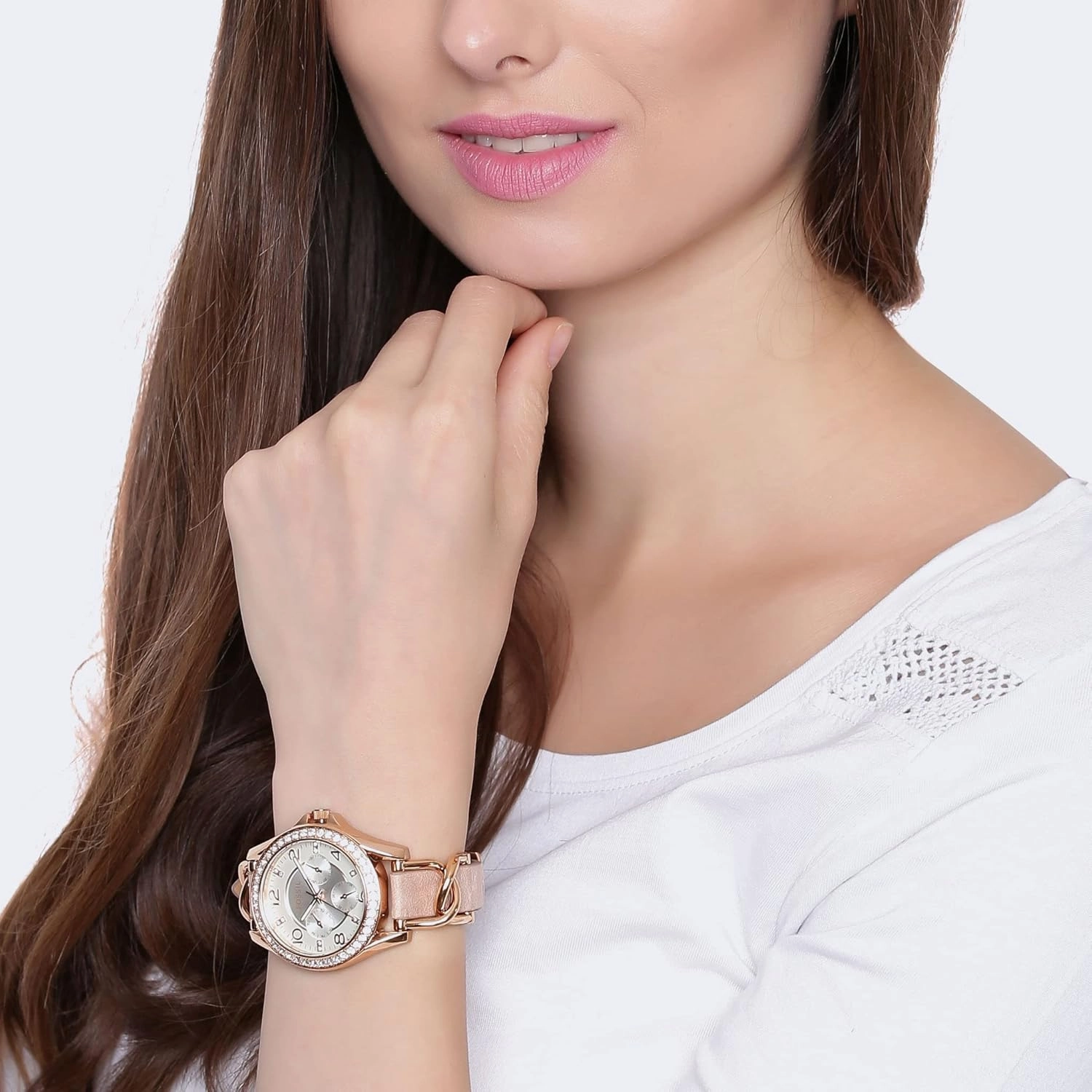 Fossil Women's Riley Quartz Stainless Steel Multifunction Watch