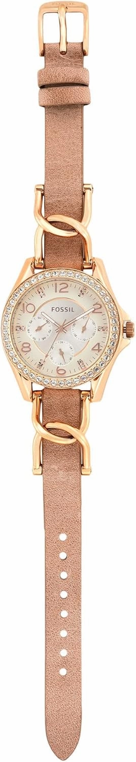 Fossil Women's Riley Quartz Stainless Steel Multifunction Watch