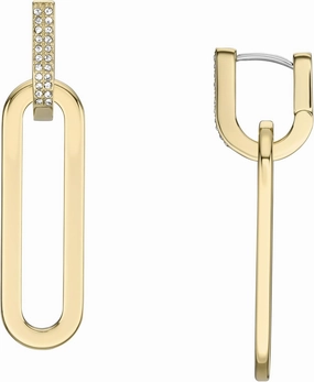 Fossil Women's Stainless Steel Dangle/Drop or Hoop Earrings for Women