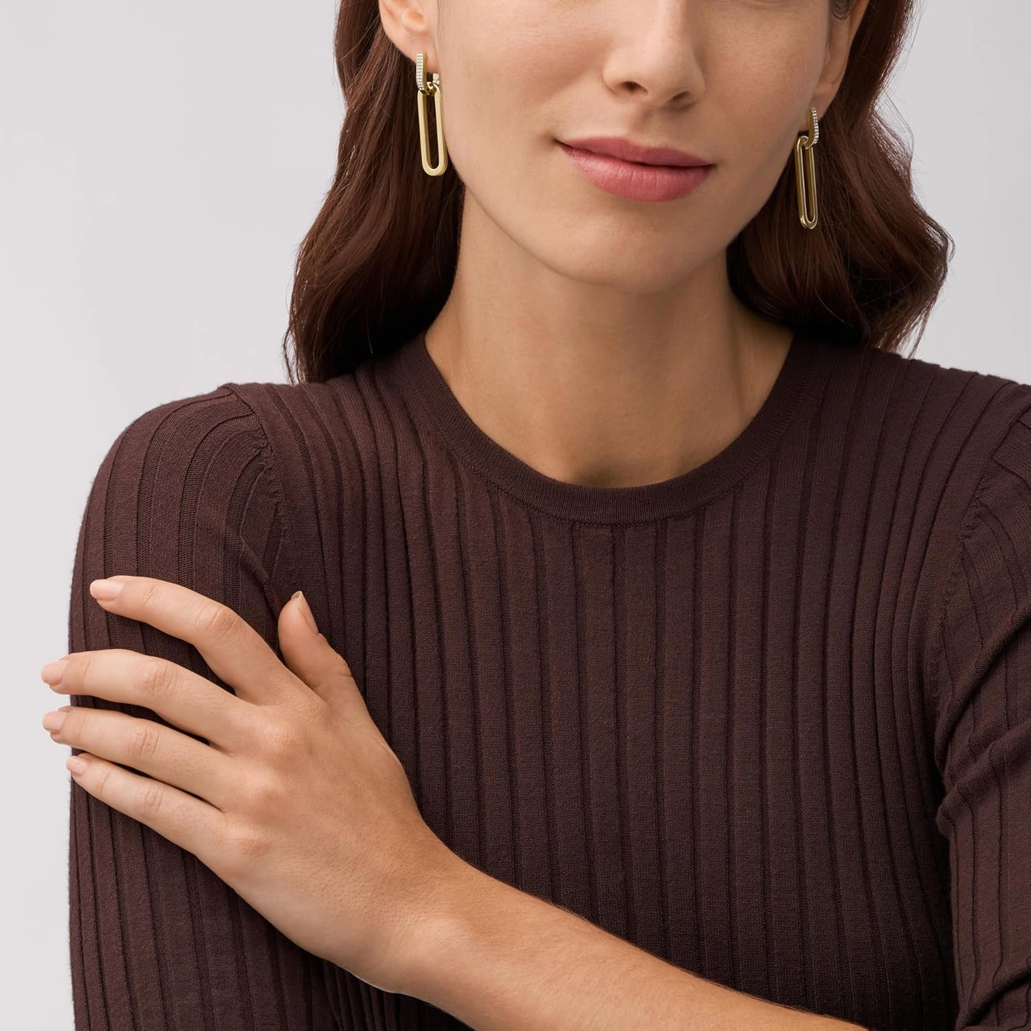 Fossil Women's Stainless Steel Dangle/Drop or Hoop Earrings for Women