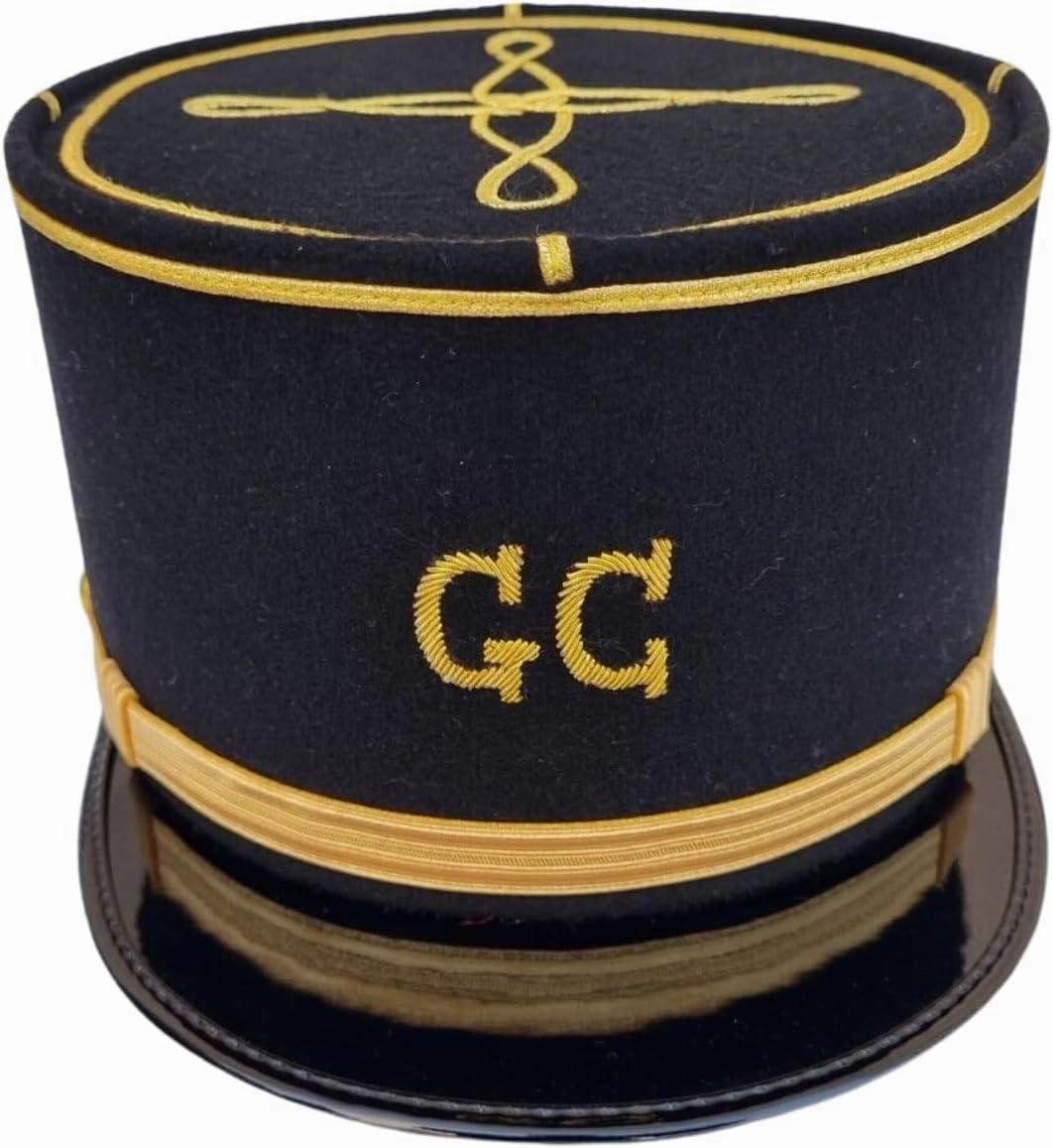 French Gendarme Police Uniform Cap, Garde Champetre Kepi