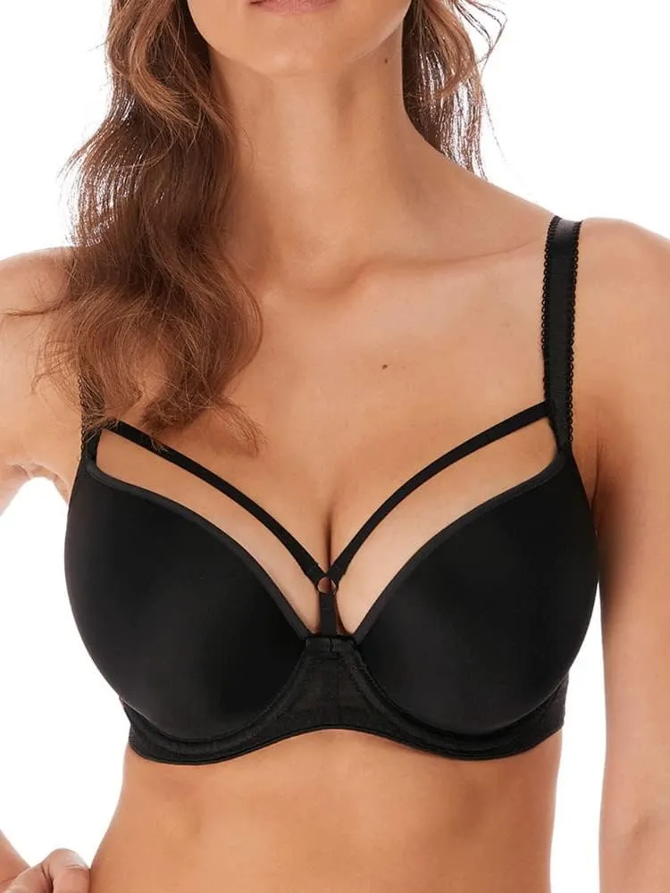 Freya Women's Awakening Underwire Molded Plunge T-Shirt Bra