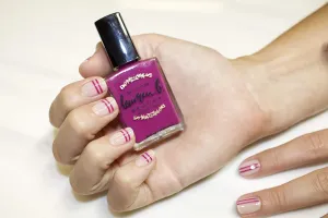 Fuchsia Pink Nail Polish, Healthy, Vegan, Free of Chemicals "south of the blvd" by Lauren B