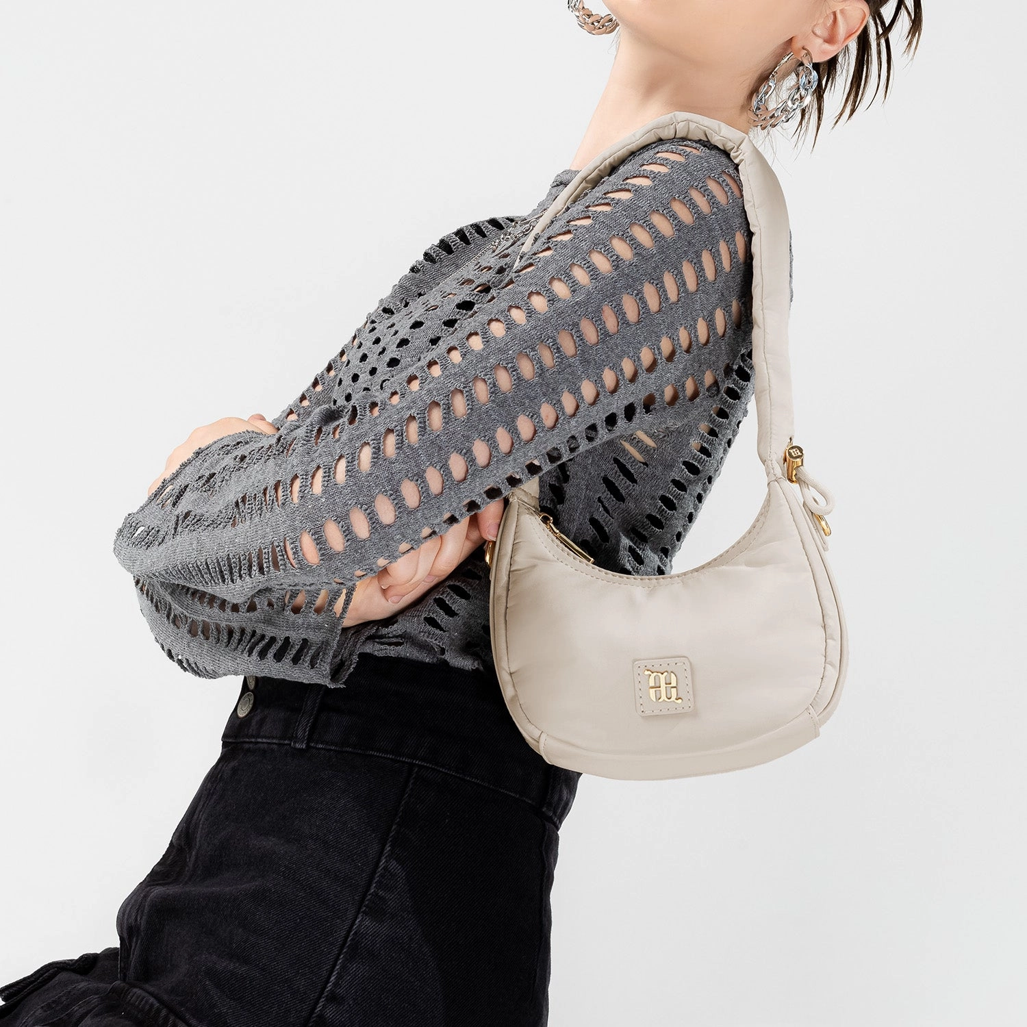 Fuffa Micro Hobo Bag (Rjt)