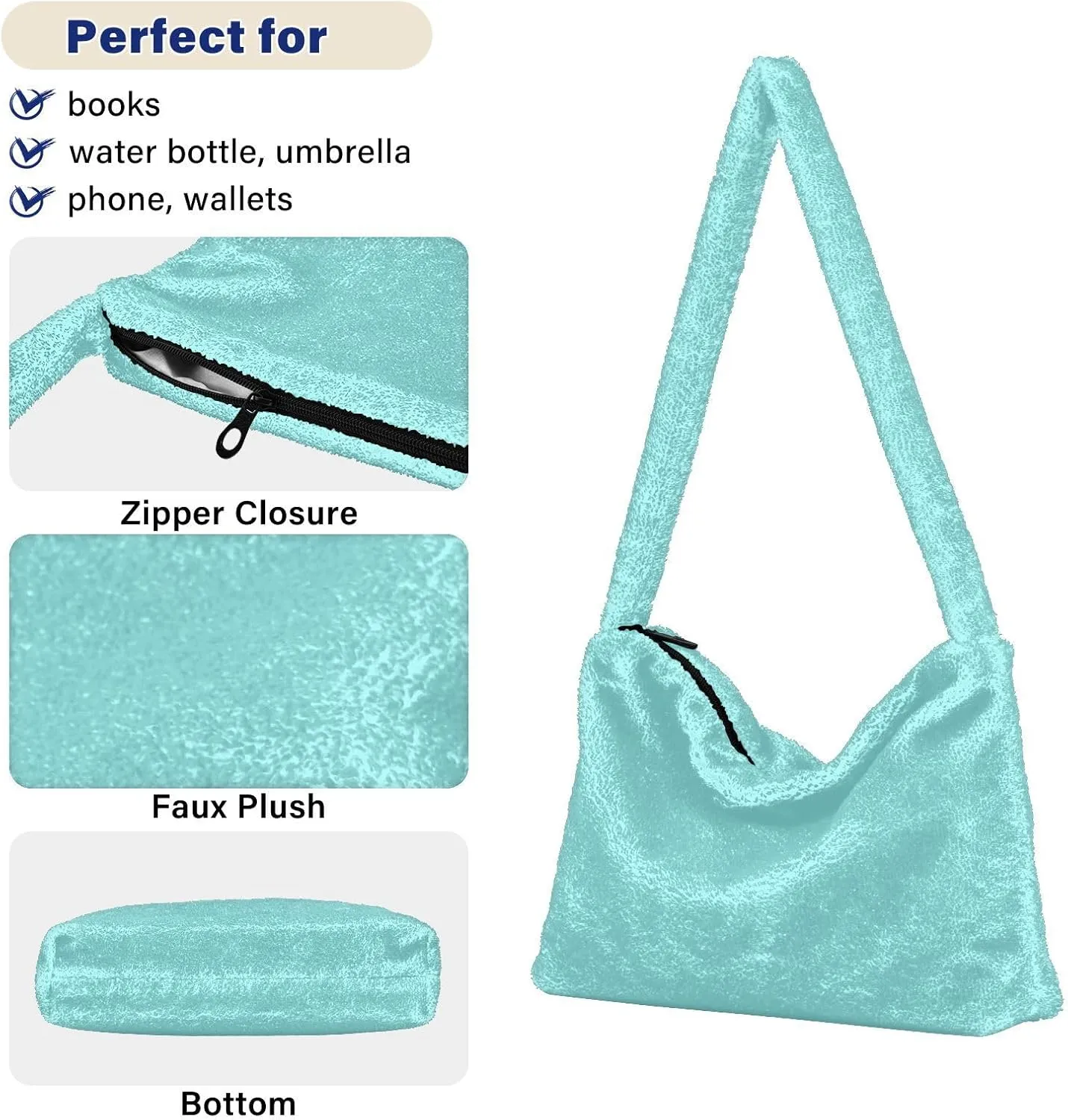 GAIGEO Red Glitter Texture Christmas Lady Shoulder Bag, Medium Shoulder Bag for Women, Autumn Handbags