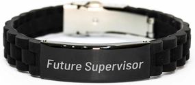 GIFTVILLE & SURPRISE Funny Supervisor Gifts Future Supervisor Glide lock Clasp Bracelet Birthday Presents from Friends