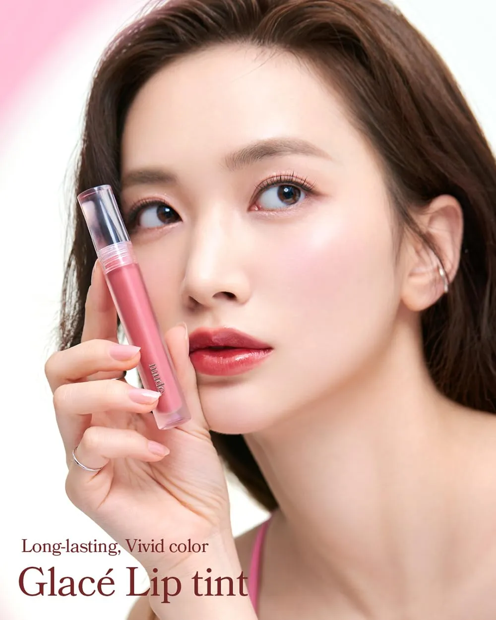 Glacé Lip Tint 03 Weekend Long-Lasting Liquid Stain Buildable Layer with Glossy Finish for Juicy Glowy Lips K-Beauty K-Cosmetics