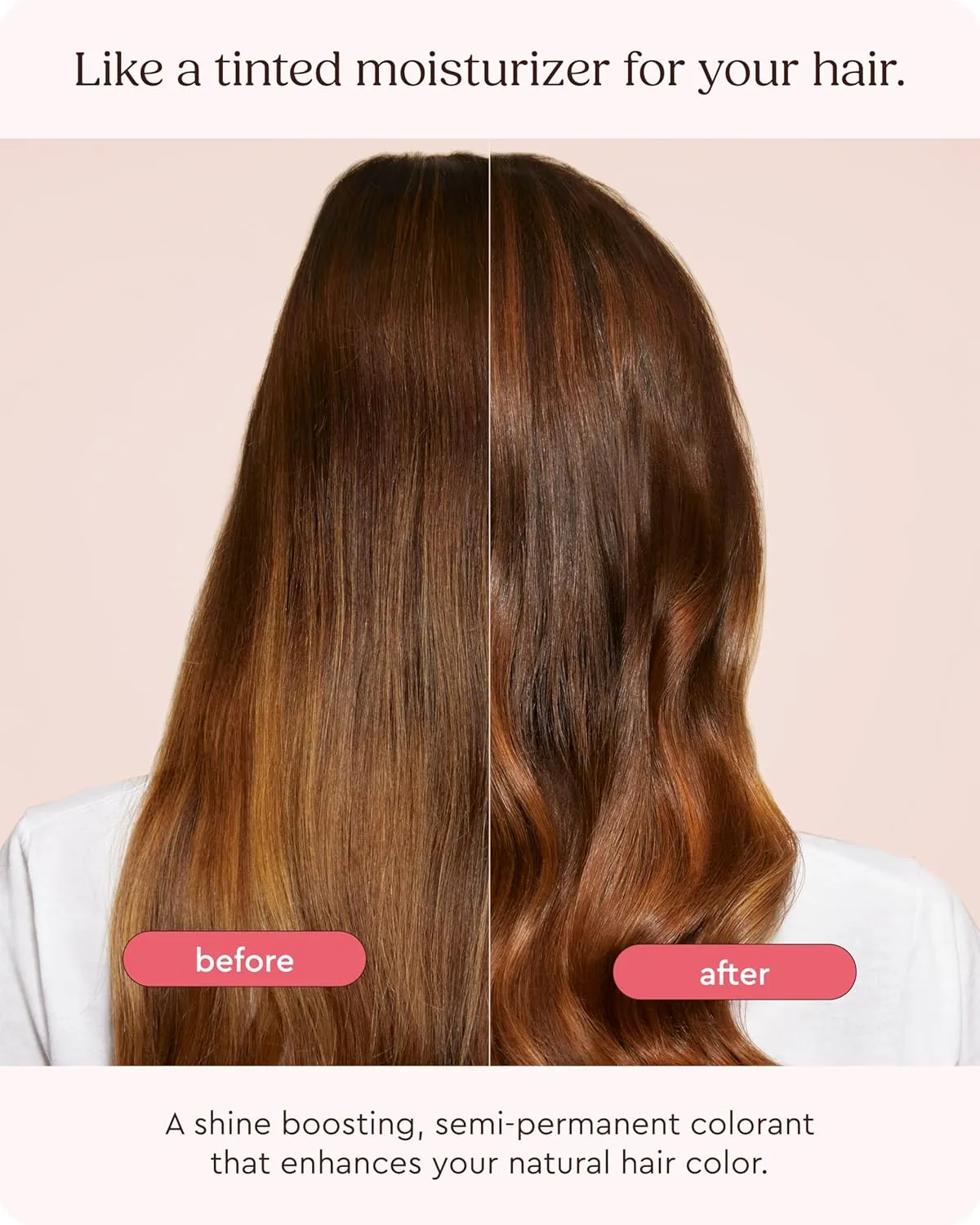 Glaze Super Gloss Color Conditioning Gloss – Cocoa Lights for Medium to Dark Brown Hair with Highlights – Rinse Out Semi-Permanent Hair Gloss that Enhances Color and Boosts Shine & Hydration