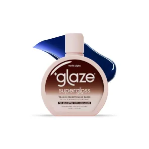 Glaze Super Gloss Color Conditioning Gloss – Vanilla Lights for Light to Medium Brown Hair with Highlights – Rinse Out Semi-Permanent Hair Gloss that Enhances Color and Boosts Shine & Hydration