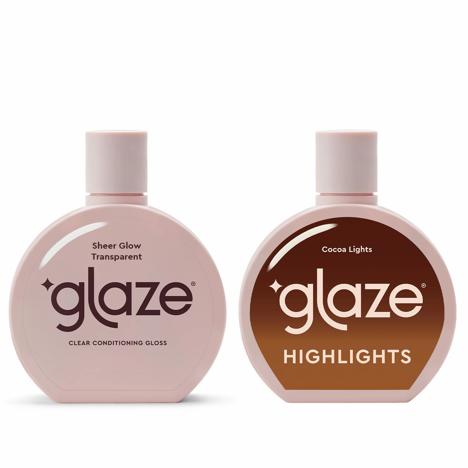 Glaze Sheer Glow Transparent Clear Cocoa Lights Semi Permanent Hair Color & Conditioning Gloss, 6.4 fl.oz (2-3 Applications) Award Winning Hair Treatment
