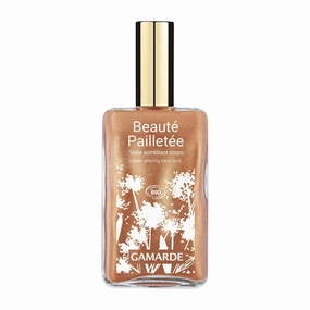 Glitter Beauty - Illuminating Body Lotion for Women with Golden Highlights - Velvety Mineral Powder and Aloe Vera Extract - 3.04 oz Gel