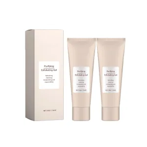 Glow Goddess Exfo-liating Gel,Facial Exfoliator Scrub,Purifying Enzymes Exfo-liating Gel,Purifying Exfoliating Gels For Dark Spots (2PCS)