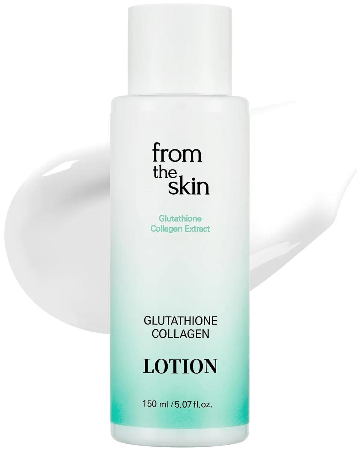 Glutathione Collagen Lotion - Intense Hydration and Firming for Dry Skin, Radiance Boost, Fast-Absorbing, Non-Greasy with Panthenol & Lactobacillus Extract, 5.3 fl.oz.