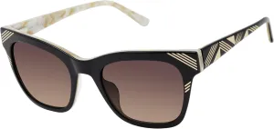Gwen Stefani LA597 Square Sunglasses for Women, 53 mm, UV400 Protection