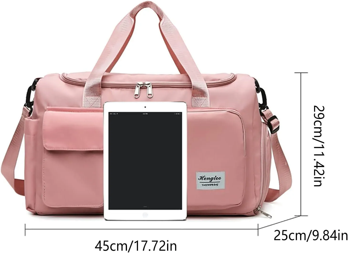 Gym Bag for Men with Shoes Compartment,28L Duffel Bag Men,Durable Gym Duffle Bag for Sports Workout Travel Yoga