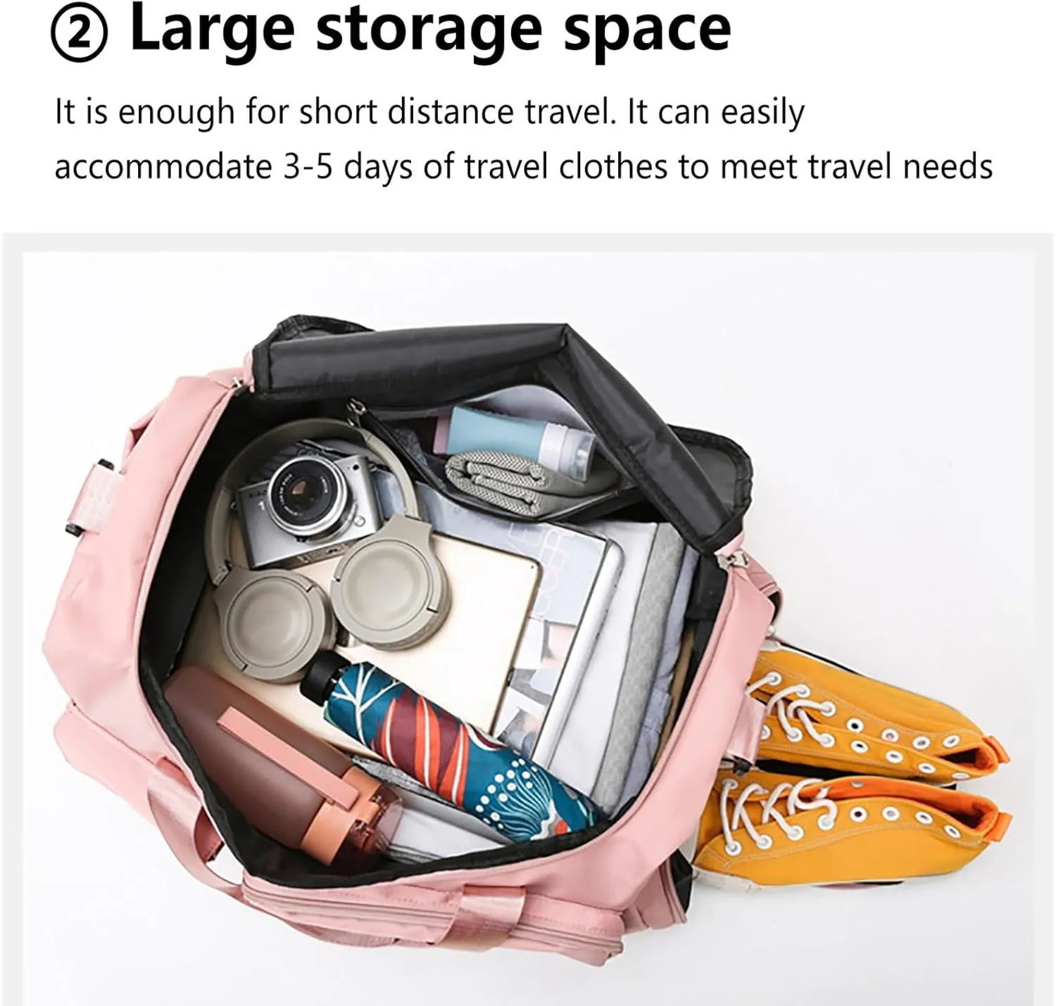 Gym Bag for Men with Shoes Compartment,28L Duffel Bag Men,Durable Gym Duffle Bag for Sports Workout Travel Yoga
