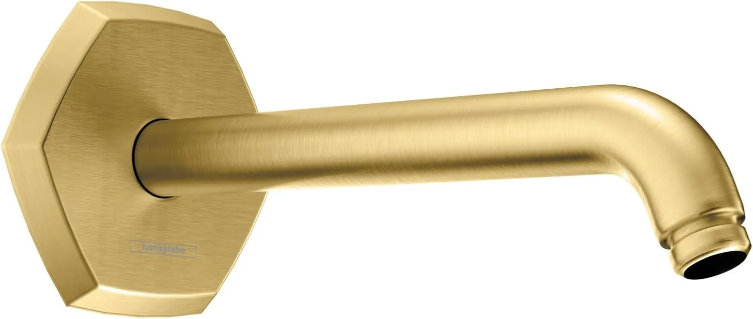 hansgrohe Locarno 9-inch Transitional Showerarm in Brushed Gold Optic, for , 04826250
