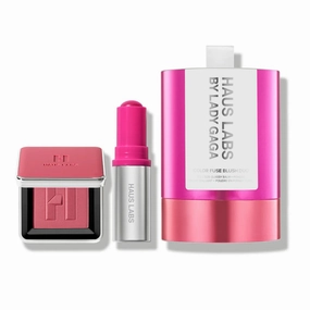 HAUSLABS COLOR FUSE INNOVATION GLASSY BALM   POWDER BLUSH DUO