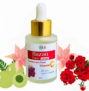 Haz'an Vitamin C Face Serum 100% Pure & Natural 20X times more with Amla Booster, Boost skin's Radiance,Reduces Dark spots & Pigmentation | Anti-ageing, Anti-wrinkle | Men, Women | 30ml