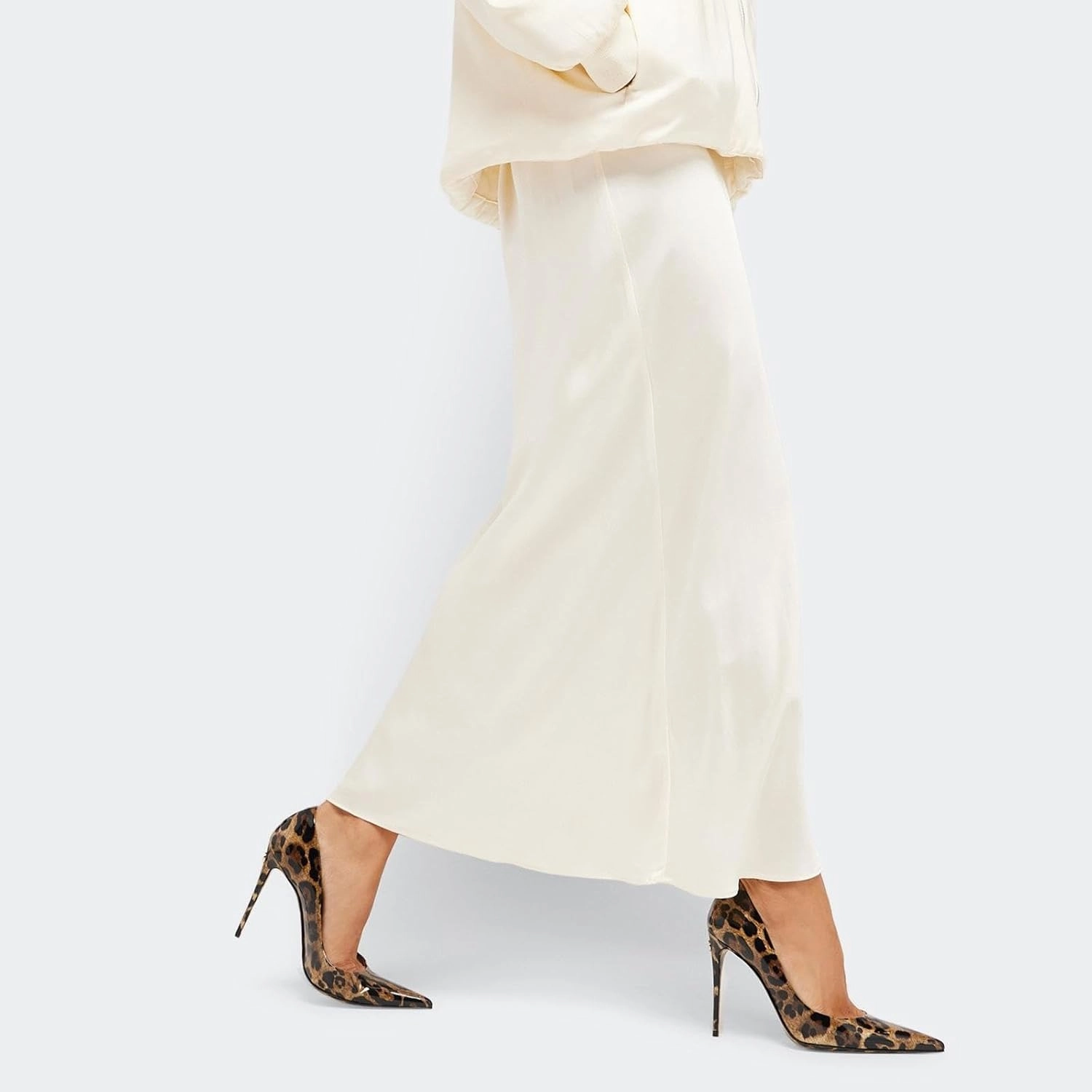heelchic Stiletto Heels for Women Pointed Toe High Heels Slip-on Pumps Closed Toe Heels Wedding Dress Pumps