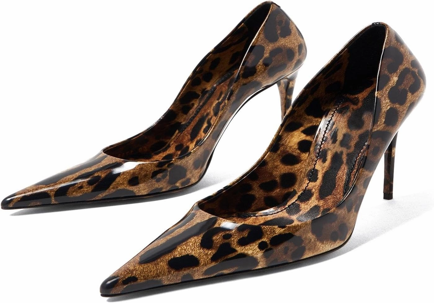 heelchic Stiletto Heels for Women Pointed Toe High Heels Slip-on Pumps Closed Toe Heels Wedding Dress Pumps