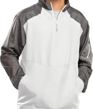 Holloway Raider Pullover Cage Jacket - Weather-Resistant, Ultra-Light, Quarter Zip, Sleeve Pocket - For Outdoors & Travel