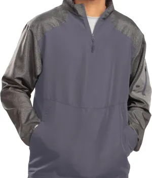 Holloway Raider Pullover Cage Jacket - Weather-Resistant, Ultra-Light, Quarter Zip, Sleeve Pocket - For Outdoors & Travel