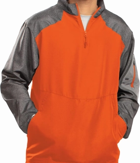 Holloway Raider Pullover Cage Jacket - Weather-Resistant, Ultra-Light, Quarter Zip, Sleeve Pocket - For Outdoors & Travel