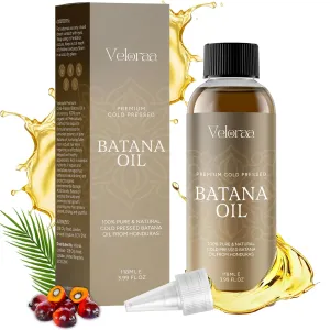 Honduras Batana Hair Oil – 100% Cold Pressed Hair Growth & Scalp Nourishing Batana Hair Growth Oil for Healthy, Thick and Shiny Hair, Restores Natural Luster, Moisturizes & Reduces Split Ends – 4oz
