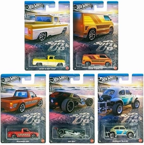 Hot Wheels Silver Series Surfs Up Complete Set of 5