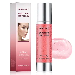 Hydrating Glossy Smoothing Body Serum For Wrinkles, Firming Nourishing Moisturizer with Hyaluronic Acid, Niacinamide, Vitamin E, Hyaluronic Acid Wrinkle Serum For Skin, Improves Elasticity,100Ml