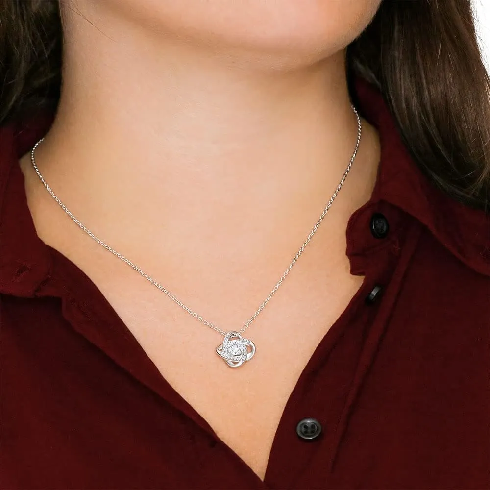 I'm Sorry Gifts For Her, Sorry Gift, Apology Card, Apology Necklace, Forgive Me Jewelry, Sorry Partner Stainless Sterling Silver Forever Love Necklace Box With LED Light