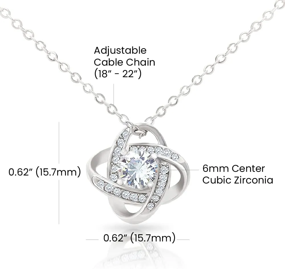 I'm Sorry Gifts For Her, Sorry Gift, Apology Card, Apology Necklace, Forgive Me Jewelry, Sorry Partner Stainless Sterling Silver Forever Love Necklace Box With LED Light