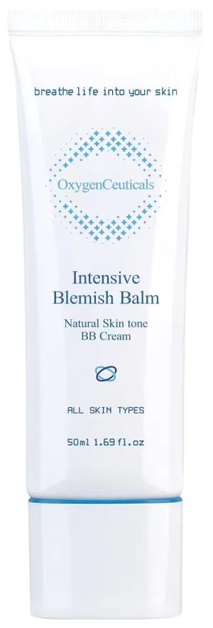 Intensive Blemish Balm – Premium BB Cream with Natural Coverage, Infused with Oxygen, Hyaluronic Acid, and Centella Asiatica (50ml/1.69 oz)