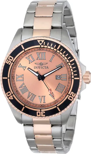 Invicta Men's INVICTA-15001 Pro Diver Two-Tone Rose Gold-Plated Stainless Steel Watch