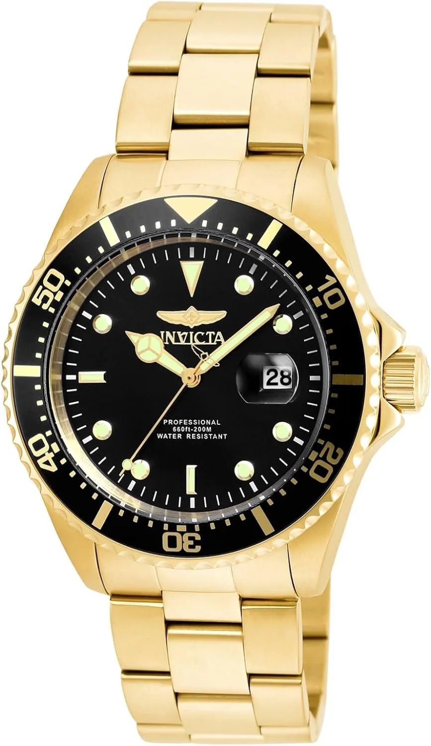 Invicta Men's 'Pro Diver' Quartz Stainless Steel Casual Watch (Model: 22062)