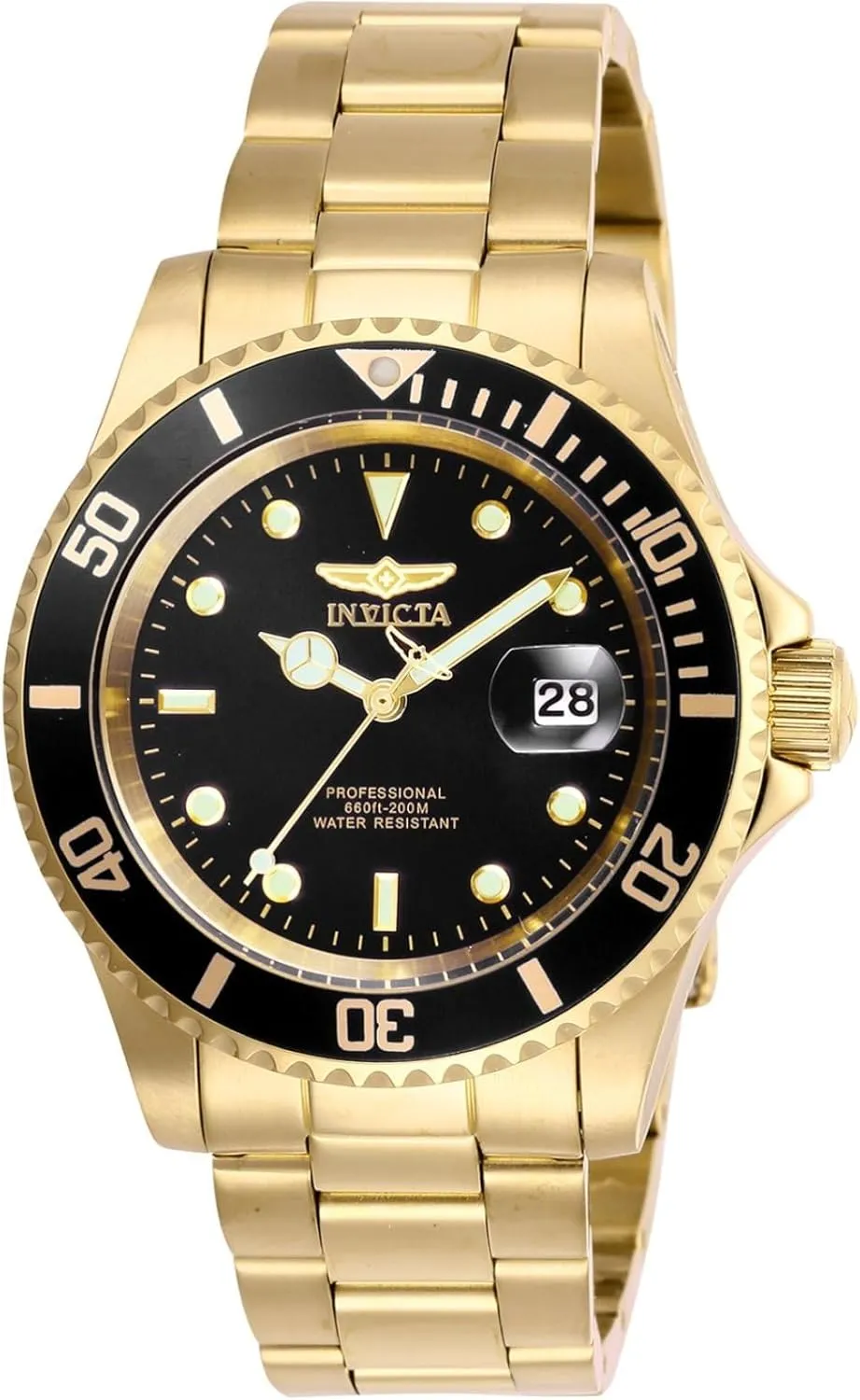 Invicta Men's Pro Diver Quartz Watch with Stainless Steel Strap